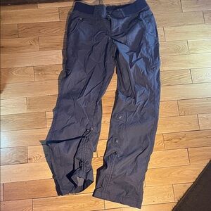 Athleta Charcoal Cargo Pants